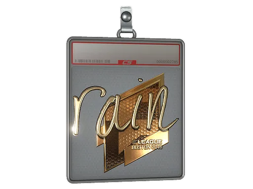 Sticker Slab | rain (Gold) | Boston 2018