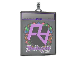 Sticker Slab | Rare Atom (Embroidered) | Budapest 2025