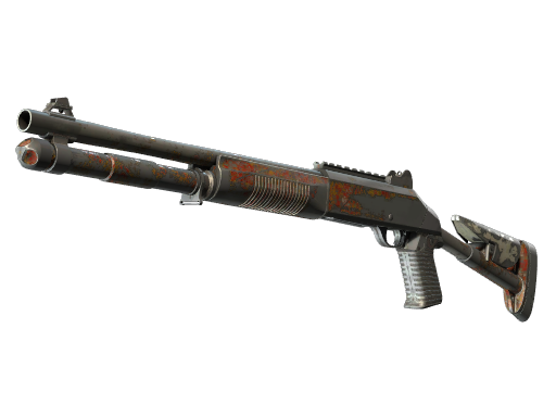 XM1014 | Red Python (Battle-Scarred)