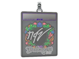 Sticker Slab | NQZ (Embroidered) | Budapest 2025