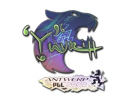 Sticker | yuurih (Holo) | Antwerp 2022