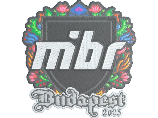 Sticker | MIBR (Embroidered) | Budapest 2025
