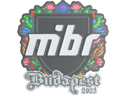 Sticker | MIBR (Embroidered) | Budapest 2025