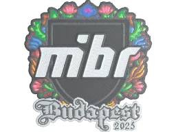 Sticker | MIBR (Embroidered) | Budapest 2025