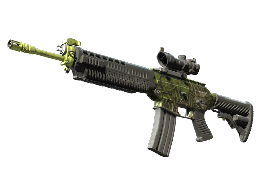 SG 553 | Lush Ruins (Well-Worn)