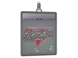 Sticker Slab | karrigan (Glitter) | Antwerp 2022