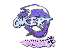 Sticker | qikert (Holo) | Antwerp 2022