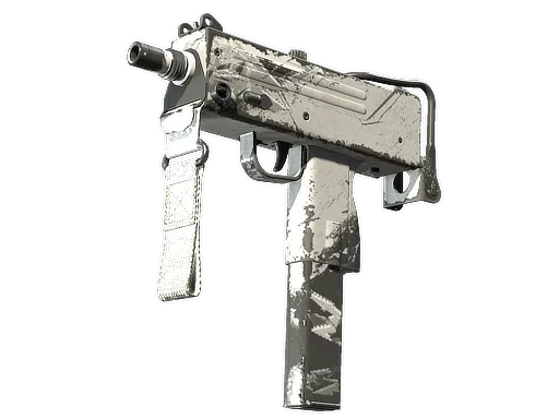 MAC-10 | Snow Splash (Battle-Scarred)