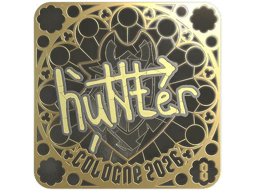 Sticker | huNter- (Gold, Ranked) | Cologne 2026