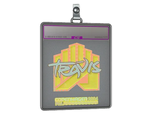 Sticker Slab | TRAVIS (Holo) | Copenhagen 2024