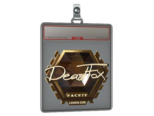 Sticker Slab | DeadFox (Gold) | London 2018