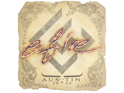 Sticker | efire | Austin 2025