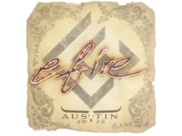 Sticker | efire | Austin 2025