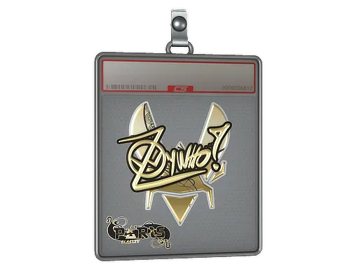 Sticker Slab | ZywOo (Gold) | Paris 2023