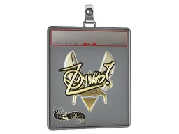 Sticker Slab | ZywOo (Gold) | Paris 2023