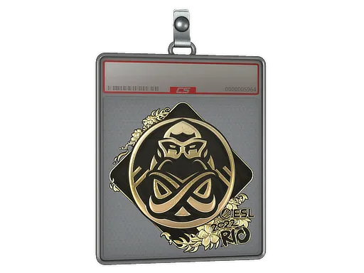 Sticker Slab | ENCE (Gold) | Rio 2022