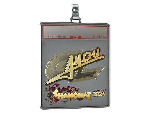Sticker Slab | aNdu (Gold) | Shanghai 2024