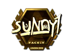 Sticker | suNny (Gold) | London 2018