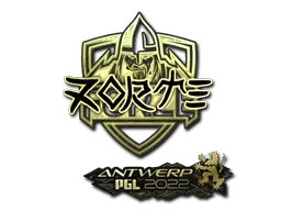 Sticker | zorte (Gold) | Antwerp 2022
