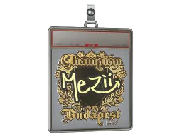 Sticker Slab | mezii (Gold, Champion) | Budapest 2025