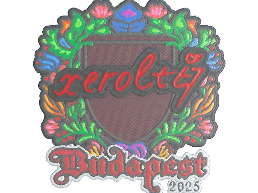 Sticker | xerolte (Embroidered) | Budapest 2025
