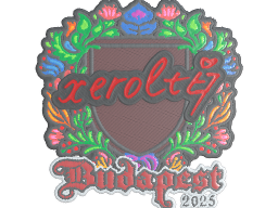 Sticker | xerolte (Embroidered) | Budapest 2025