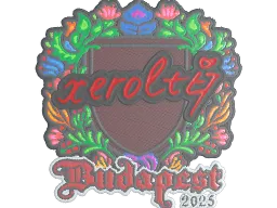 Sticker | xerolte (Embroidered) | Budapest 2025