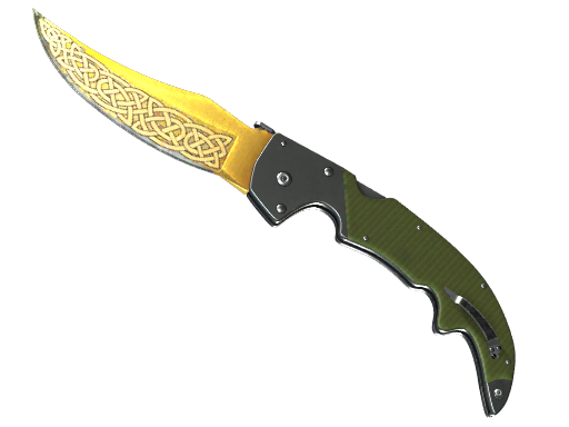 ★ StatTrak™ Falchion Knife | Lore (Well-Worn)