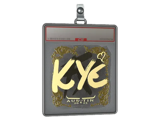 Sticker Slab | kye (Gold) | Austin 2025