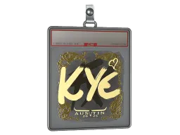 Sticker Slab | kye (Gold) | Austin 2025