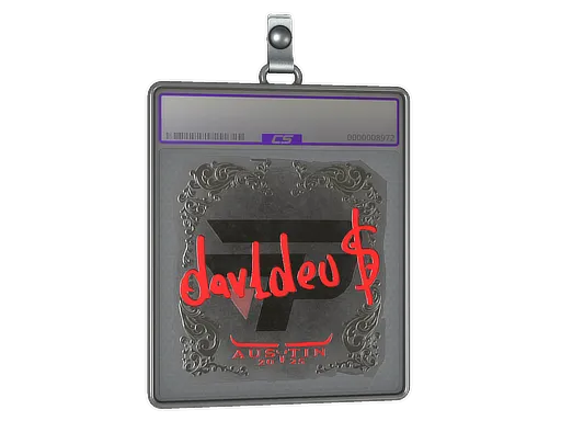 Sticker Slab | dav1deuS (Foil) | Austin 2025