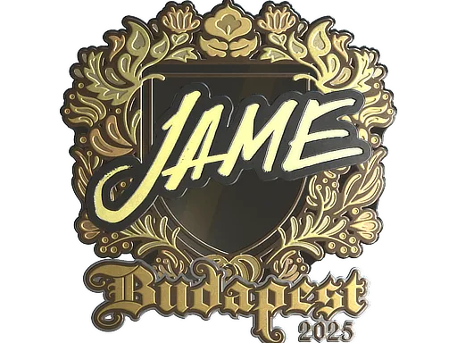 Sticker | Jame (Gold) | Budapest 2025
