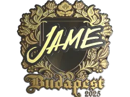 Sticker | Jame (Gold) | Budapest 2025