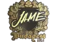 Sticker | Jame (Gold) | Budapest 2025 CS2 skin