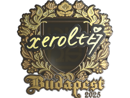 Sticker | xerolte (Gold) | Budapest 2025