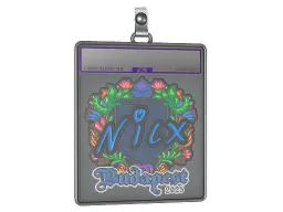 Sticker Slab | nicx (Embroidered) | Budapest 2025
