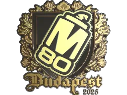 Sticker | M80 (Gold) | Budapest 2025