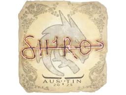 Sticker | sh1ro | Austin 2025