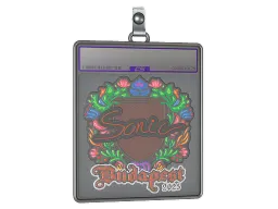 Sticker Slab | Sonic (Embroidered) | Budapest 2025