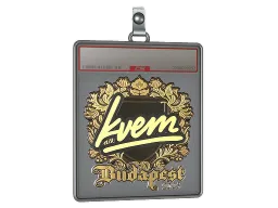 Sticker Slab | Kvem (Gold) | Budapest 2025