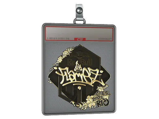 Sticker Slab | FlameZ (Gold) | Rio 2022