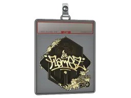 Sticker Slab | FlameZ (Gold) | Rio 2022