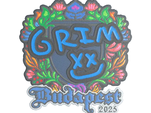 Sticker | Grim (Embroidered) | Budapest 2025