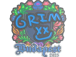 Sticker | Grim (Embroidered) | Budapest 2025
