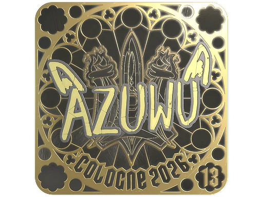 Sticker | AZUWU (Gold, Ranked) | Cologne 2026