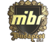 Sticker | MIBR (Gold) | Budapest 2025