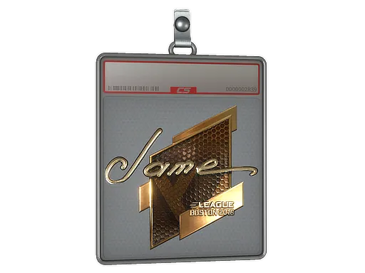 Sticker Slab | Jame (Gold) | Boston 2018