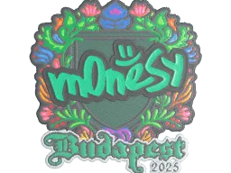 Sticker | m0NESY (Embroidered) | Budapest 2025