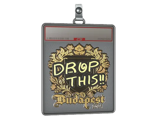Sticker Slab | drop (Gold) | Budapest 2025