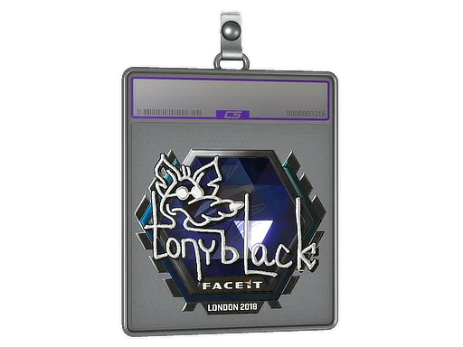 Sticker Slab | tonyblack (Foil) | London 2018